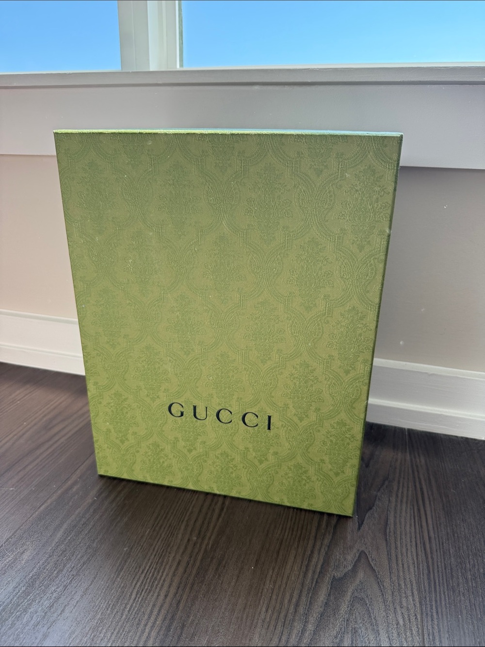 Gucci Pale Green empty shoe box
